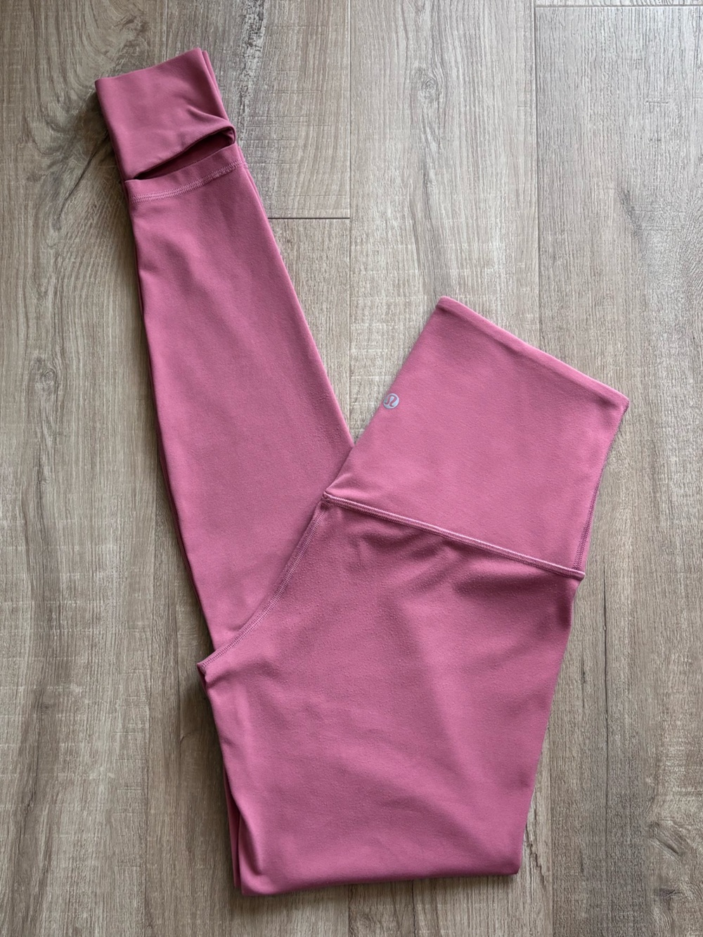Lululemon Align Super High-Rise Stirrup legging 28” in Brier Rose